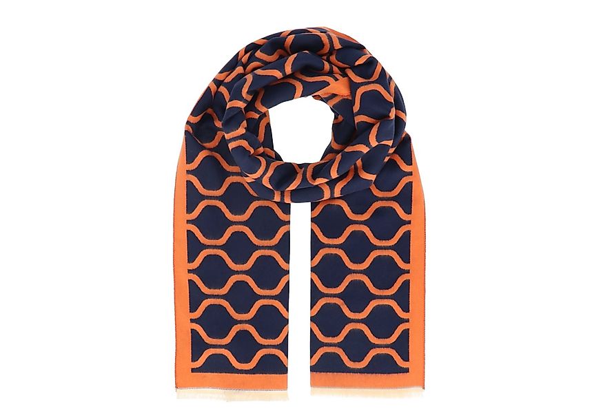 halsüberkopf Accessoires Modeschal Retro, Jacquardschal mit geometrischem M günstig online kaufen