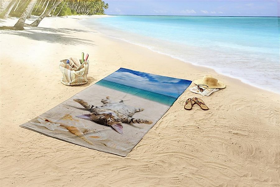 good morning Strandtuch Mikrofaser Strandtuch Liegetuch 75 X 150 cm Beachca günstig online kaufen