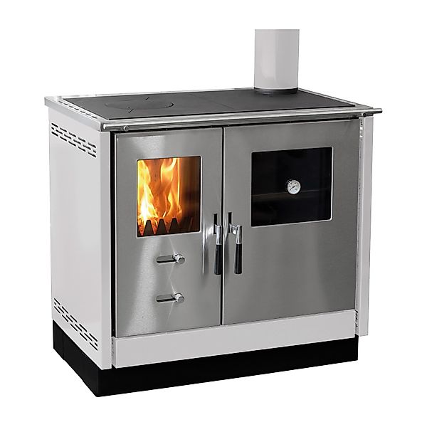 Firefix Küchenofen Maas Metall Weiß 8,3 kW günstig online kaufen