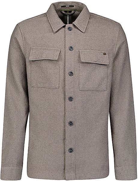 No Excess Überhemd Bouclé Grau - Größe L günstig online kaufen