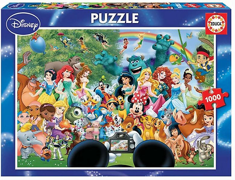 Educa Puzzle 9216297 - Marvellous World Of Disney - 1000 Teile Puzzle günstig online kaufen