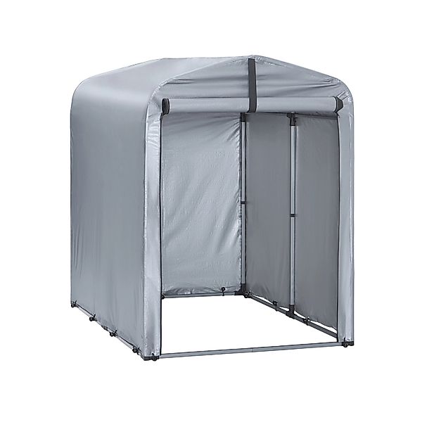 SoBuy Fahrradgarage für 1-2 Fahrräder Geräteschuppen mit UV-Schutz 120x163x günstig online kaufen