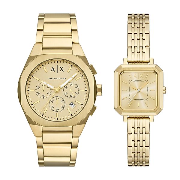 ARMANI EXCHANGE Chronograph AX7171SET, (Set, 2-tlg., günstig online kaufen