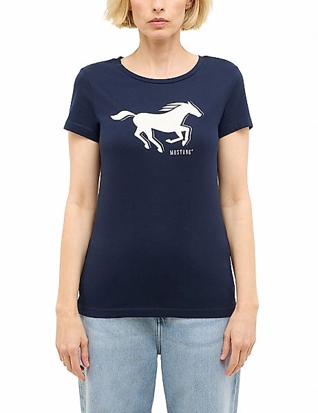 MUSTANG Kurzarmshirt "Damen Style Loa" günstig online kaufen