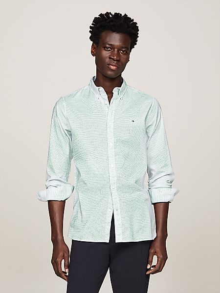 Tommy Hilfiger Langarmhemd FLEX MINI PRINT günstig online kaufen