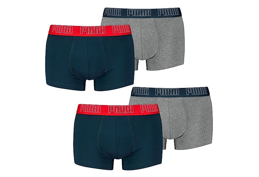 PUMA BODYWEAR Boxershorts Trunks Everyday Comfort Cotton Stretchim 4er Pack günstig online kaufen