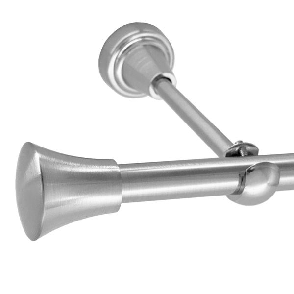 BASIT Gardinenstange Rohr Edelstahloptik 16 mm günstig online kaufen