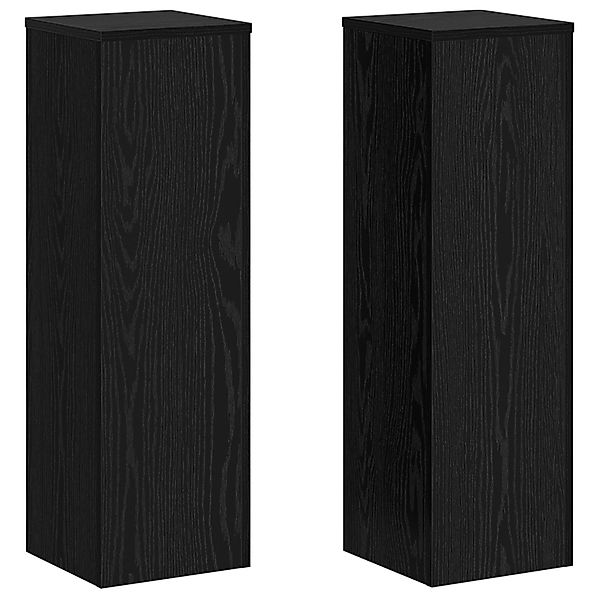 vidaXL Blumenständer Pflanzenständer 2er Set Schwarz günstig online kaufen