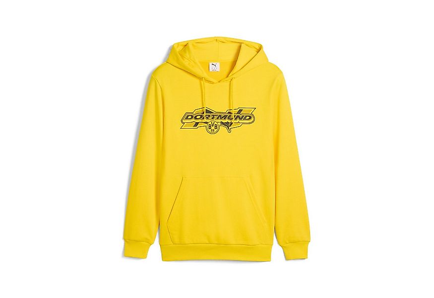 PUMA Kapuzensweatshirt BVB FTBLCULTURE HOODIE mit Kapuze, Regular Fit günstig online kaufen