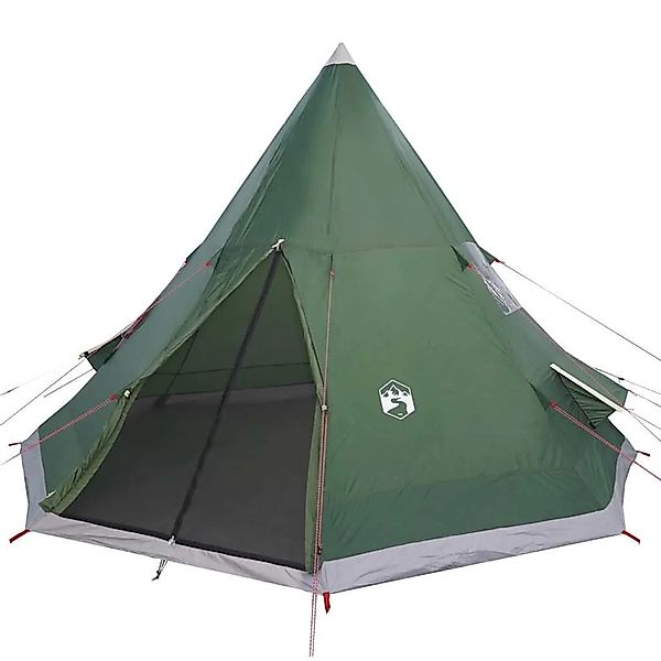 vidaXL Tipi-Campingzelt 4 Personen Grün Wasserdicht 94380 günstig online kaufen