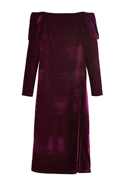 Next Samtkleid Schulterfreies Midikleid aus Samt günstig online kaufen