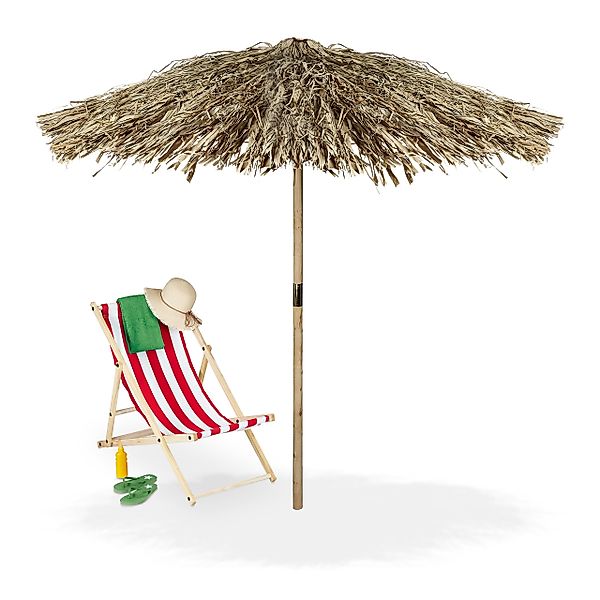 relaxdays Sonnenschirm Hawaii Sonnenschirm, XXL günstig online kaufen