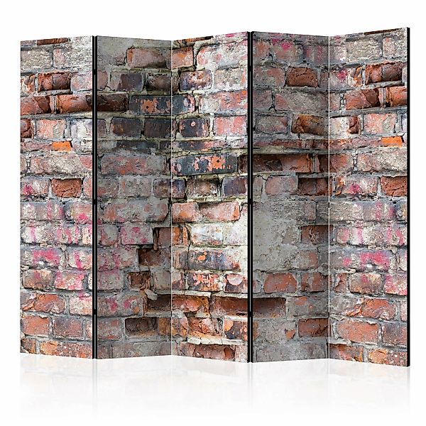 5-teiliges Paravent - Old Wall Ii [room Dividers] günstig online kaufen