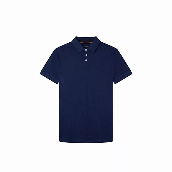Hackett London Poloshirt marineblau passform textil (1-tlg) günstig online kaufen
