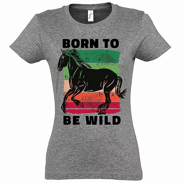 Youth Designz T-Shirt Born To Be Wild Damen Shirt mit trendigem Frontprint günstig online kaufen