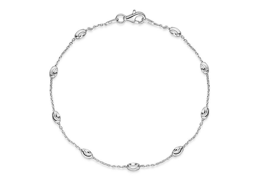 Materia Armkette Damen Silber Kugeln 19cm SA-69, 925 Sterling Silber, diama günstig online kaufen