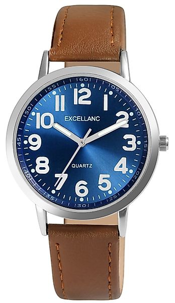 Excellanc Quarzuhr 2900232 Excellanc Herrenuhr Kunstleder günstig online kaufen
