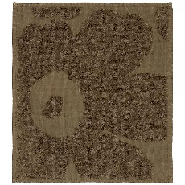 Marimekko Badetücher Mini-Handtuch Unikko Dark Sand günstig online kaufen