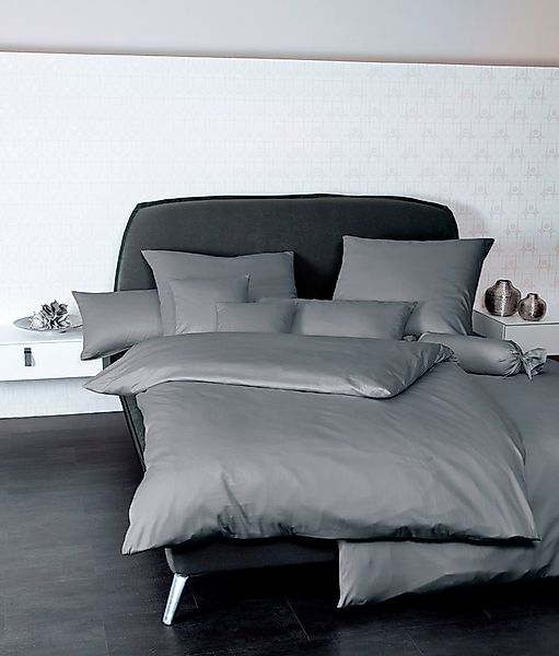 Janine Bettwäsche Unifarbene Janine Mako Satin günstig online kaufen