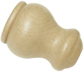 GARDINIA Gardinenstangen-Endstück "Holz für Ø 28 mm" Serie Gardinenstangen- günstig online kaufen