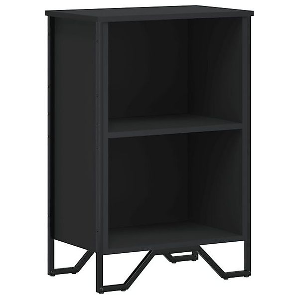 vidaXL Bücherregal Bücherregal Schwarz 50x31x74,5 cm Holzwerkstoff, 1-tlg. günstig online kaufen