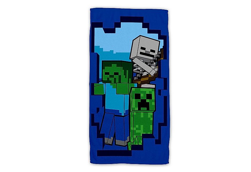 Minecraft Strandtuch Baumwolle Strandtuch Frottee Badetuch mit Premium Druc günstig online kaufen