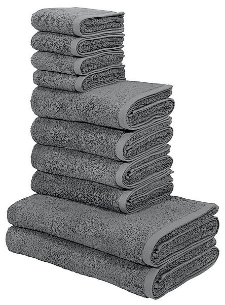 my home Handtuch Set Merida, Duschtücher, Handtücher, Gästetücher, Frottier günstig online kaufen