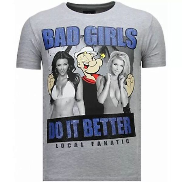 Local Fanatic  T-Shirt Bad Girls Do It Better Strass günstig online kaufen