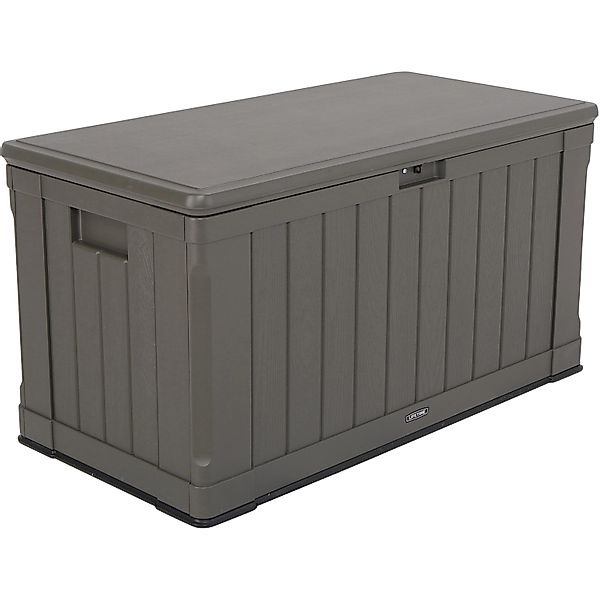 Lifetime Gartenbox 128 cm x 64 cm x 67 cm Dunkelbraun günstig online kaufen