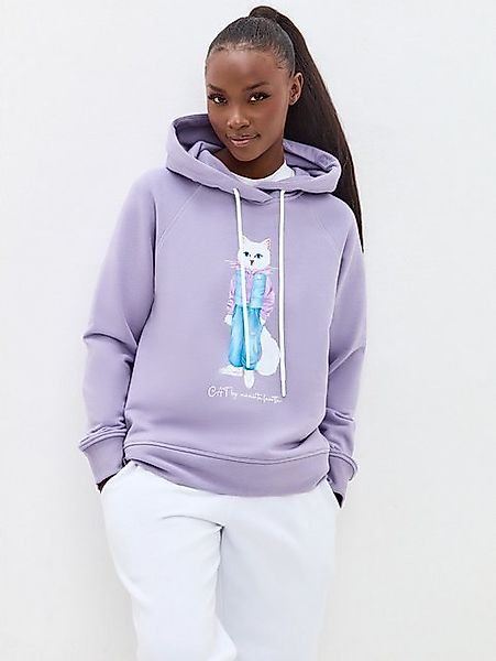 CAT by maniita lacitta Kapuzenpullover WHITE COUNTRY CAT günstig online kaufen
