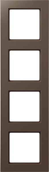 Jung Rahmen 4fach mokka waage-/senkrecht AC 584 MO günstig online kaufen