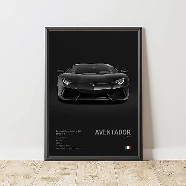 TPFLiving Kunstdruck OHNE RAHMEN, Faszinierende Sportwagenkunst günstig online kaufen