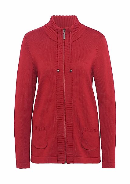 GOLDNER Strickjacke "Kurzgröße Sportliche Strickjacke" günstig online kaufen