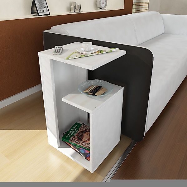 moebel17 Beistelltisch Beistelltisch Sister Weiß (Einzelmöbel, günstig online kaufen