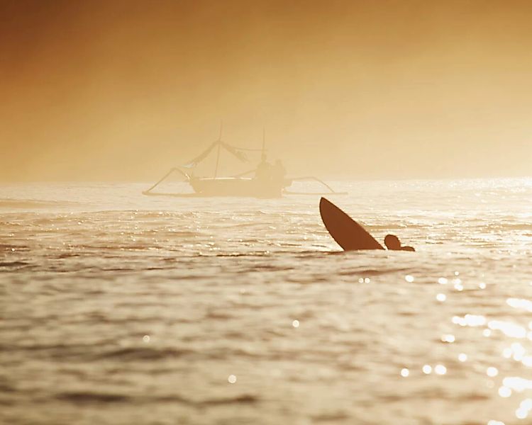 Fototapete "Lombok Surfer" 4,00x2,50 m / Strukturvlies Klassik günstig online kaufen