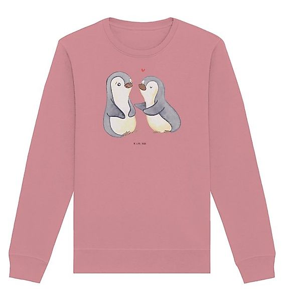 Mr. & Mrs. Panda Longpullover Pinguine trösten Größe M - Canyon Pink - Gesc günstig online kaufen