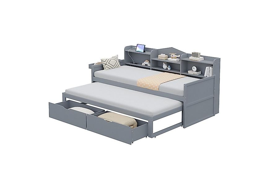 REDOM Kinderbett Stauraumbett Daybett Tagesbett Schlafsofa Einzelbett (mit günstig online kaufen