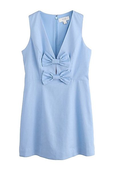 Next Minikleid Ärmelloses Minikleid mit Schleife vorne, Kurzgröße (1-tlg) günstig online kaufen