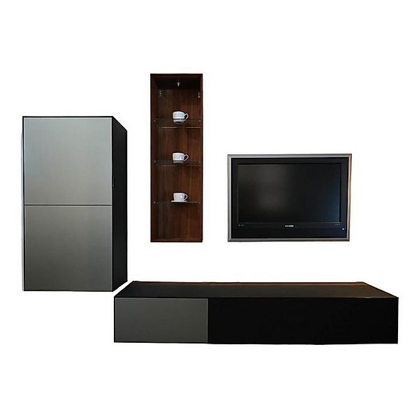 Team 7 Anbauschrank Wohnwand Cubus Pure 8 In Nussbaum Naturgeölt Fronten In günstig online kaufen