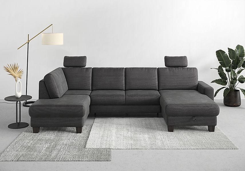 Home affaire Wohnlandschaft »Summer U-Form«, mit oder ohne Bettfunktion und günstig online kaufen