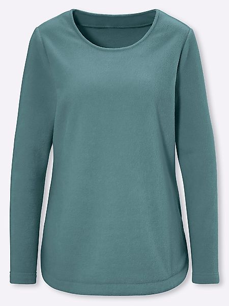 Sieh an! Fleeceshirt Fleeceshirt Länge ca. günstig online kaufen
