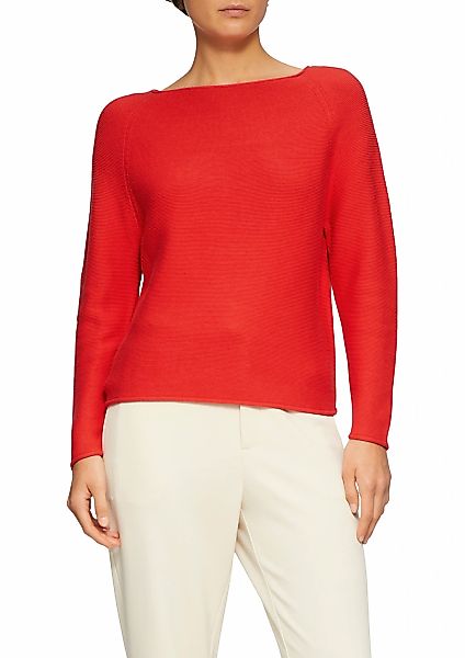 s.Oliver Strickpullover, mit U-Boot Ausschnitt günstig online kaufen