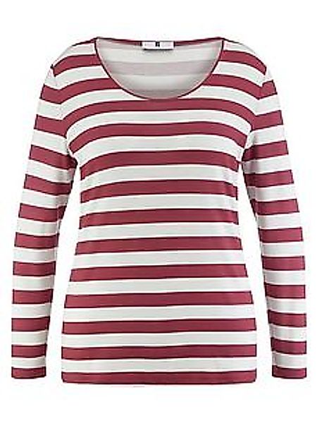 Rundhals-Shirt Anna Aura rot günstig online kaufen
