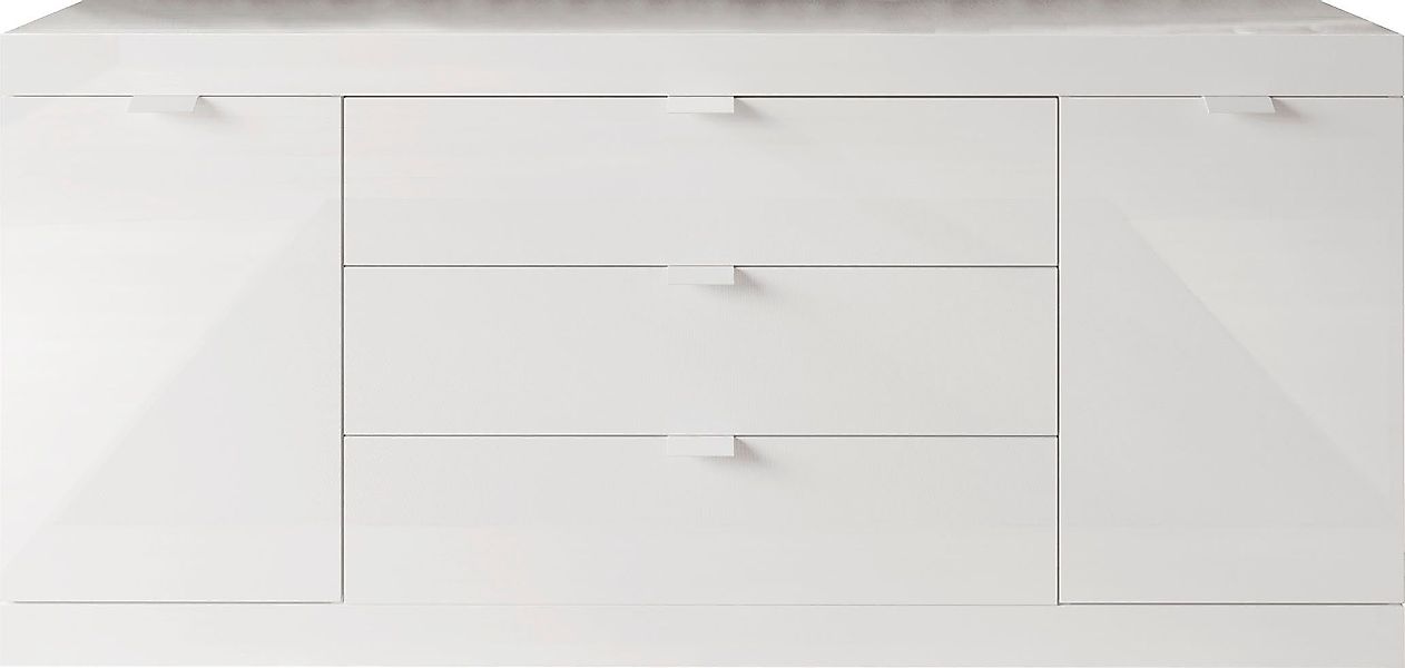 INOSIGN Sideboard "Slim", Breite 181 cm, weiß Hochglanz Lack günstig online kaufen