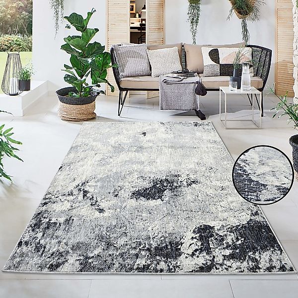 my home Teppich "Anabella" rechteckig 7 mm Höhe im Vintage-Look, waschbar, günstig online kaufen