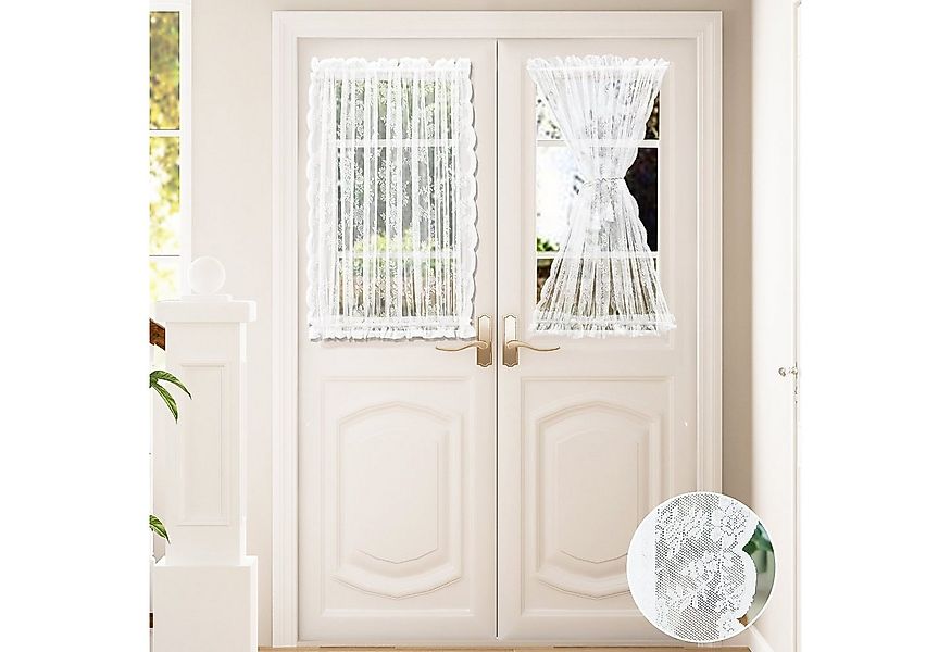 Sunicol Türvorhang Scheibengardine, Französische, Transparent, Fenster Inse günstig online kaufen