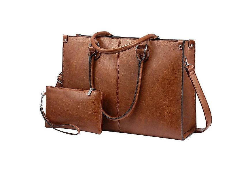LuxusKollektion Laptoptasche Damen Laptoptasche Leder Schulter Umhängetasch günstig online kaufen