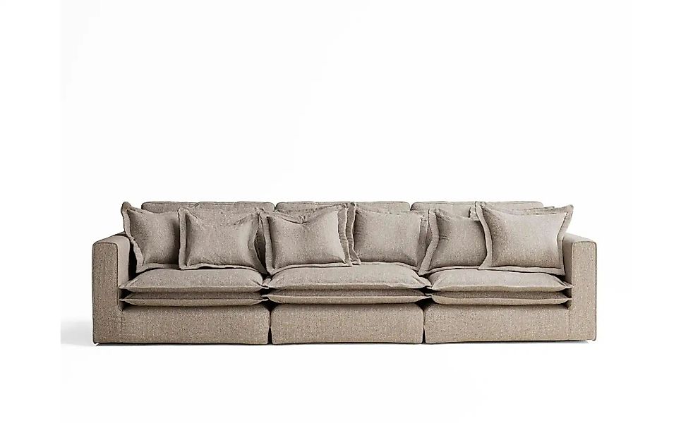 Einzelsofa  Amalfi ¦ braun ¦ Maße (cm): B: 338 H: 90 Polstermöbel > Sofas > günstig online kaufen