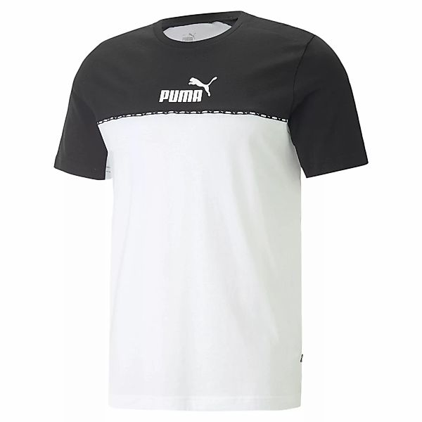 PUMA T-Shirt "Essentials Block Tape T-Shirt Herren" günstig online kaufen