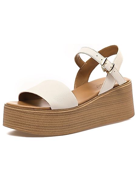 INUOVO Sandalen Leder Keilsandalette günstig online kaufen